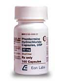 Dose of phentermine